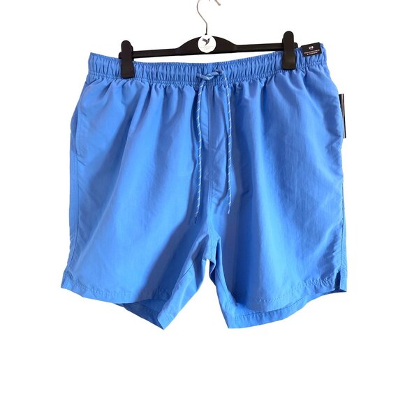 NWT RoundTree & Yorke Swim Blue Trunks Lining Pockets Big Man Size 2X - Picture 1 of 6